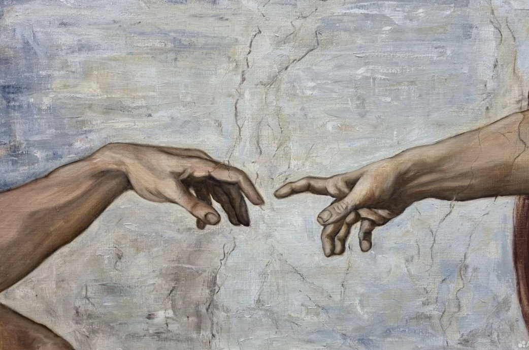 "Сотворение Адама. Вольная копия"