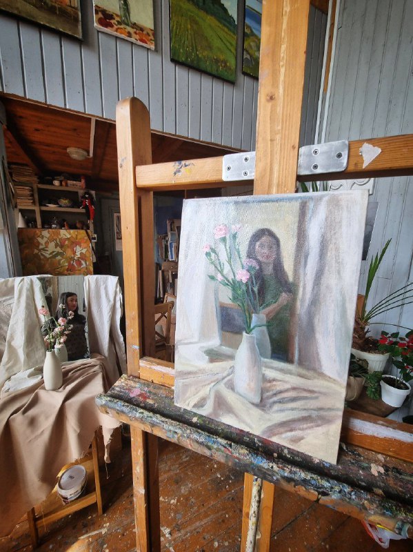 "В мастерской"